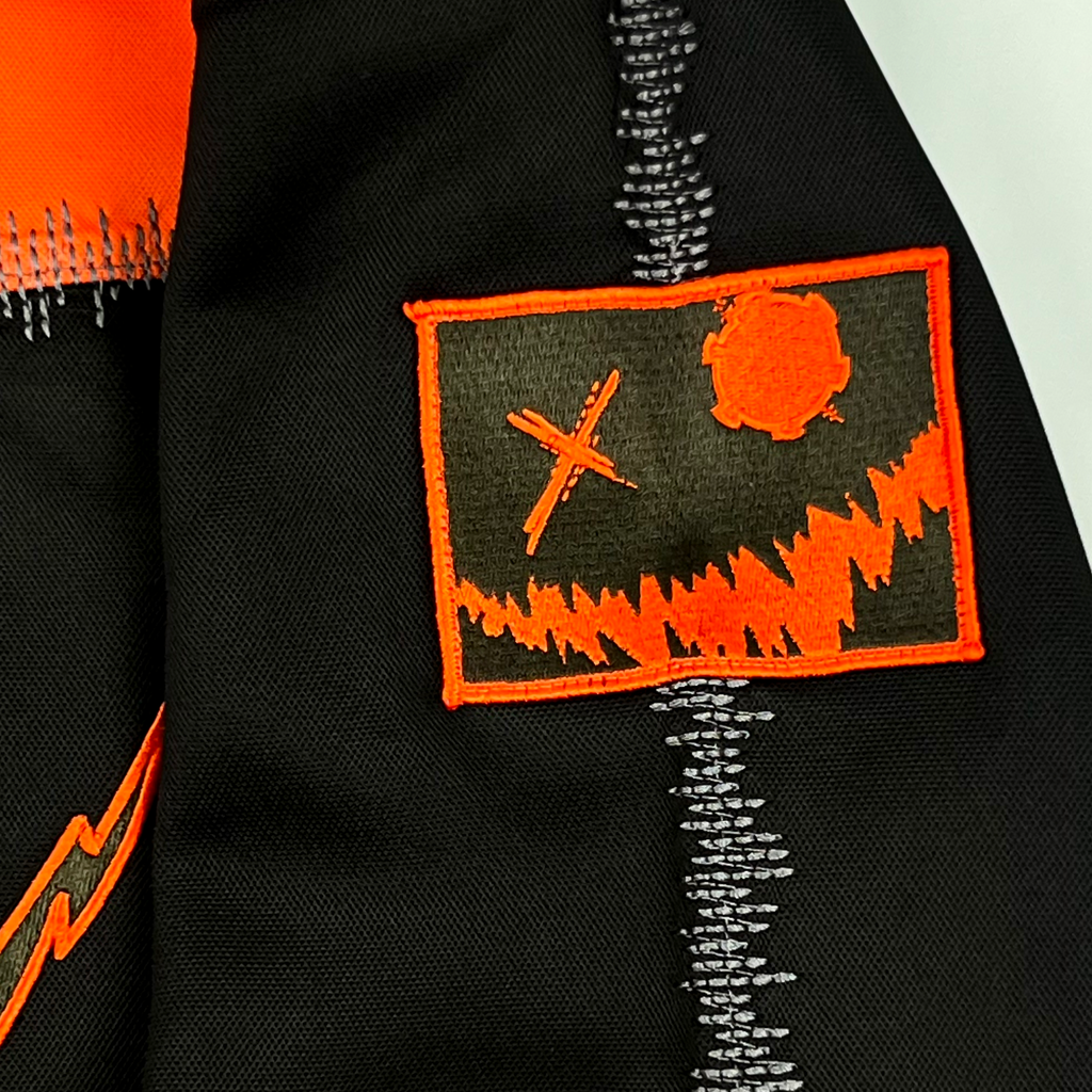 Tape B - Patchwork Hooded Hockey Jersey