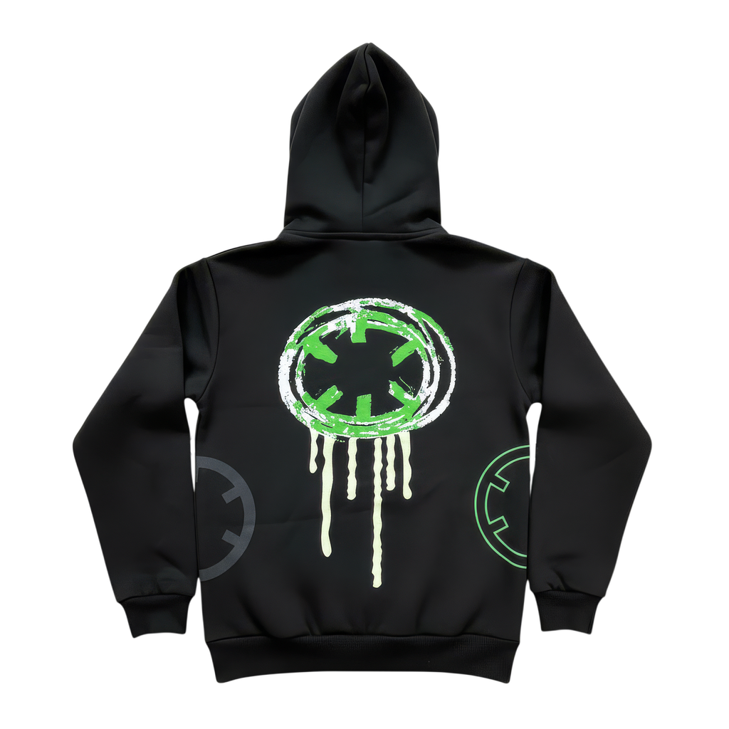 Tape B - Old School x New School Hoodie - Black